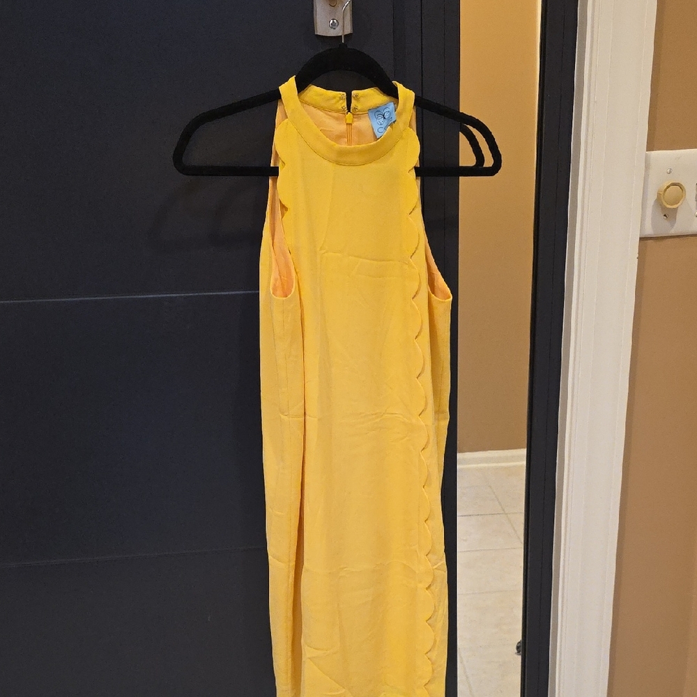 CeCe Sunny Yellow Kids Sleeveless Dress